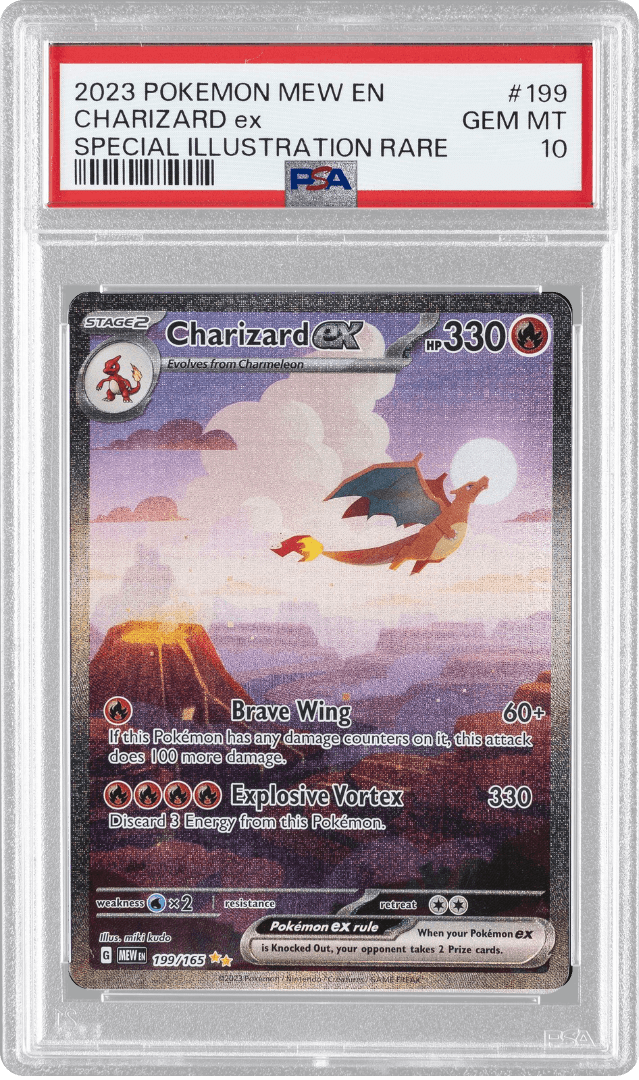 Sample graded PSA card
